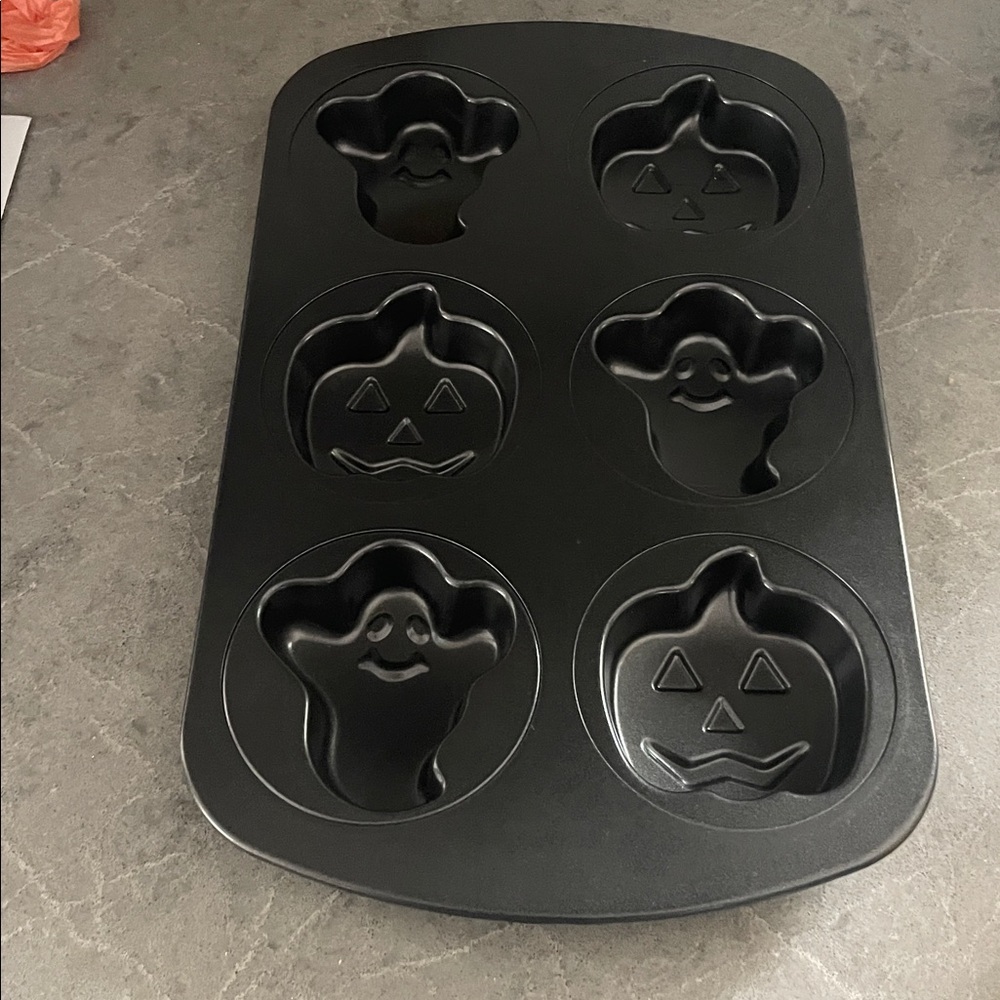 Halloween Ghost and Pumpkin Mini Cake Pan